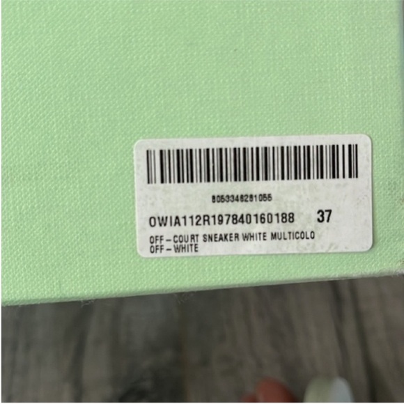 Off White white and Black striped 3.0 off court sneakers - Picture 10 of 11